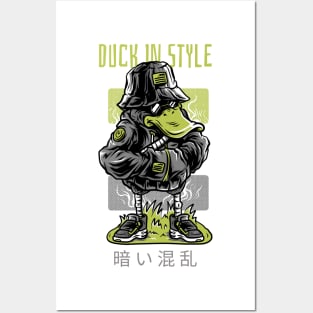 Duck In Style Posters and Art